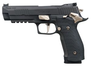 Sig Sauer 226X59NMRSAO10 P226 XFive Nightmare Full Size Frame 9mm Luger 10+1 5" Bull Barrel, Black Nitron Stainless Steel Optic Ready/Serrated Slide & Frame w/Beavertail & Picatinny Rail, Custom Hogue