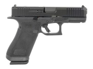 Glock U64550201 G45 Gen6 Crossover Frame 9mm Luger 10+1 4.02" Black GMB Barrel, Black nDLC Steel Optic Ready/Serrated Slide, Black Polymer Frame w/Accessory Rail, Interchangeable Backstrap Grip, Ambid