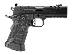 Kimber Mfg, Inc 3500105 2K11 Pro Comp Full Size Frame 9mm Luger 19+1 5" Compensated Barrel, Black Stainless Steel Lightening Cut/Optic Ready/Serrated Slide, Black Stainless Steel Frame w/Beavertail &