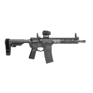 SPRINGFIELD ARMORY SAINT VICTOR GEAR PAC 300BLK 11.5" PISTOL, SBA3, BLACK, FLIP UPS, 4-30RD